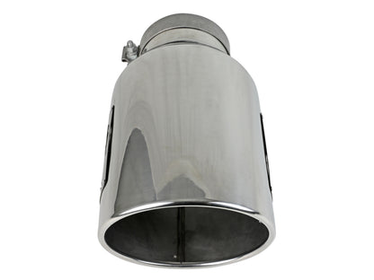 aFe MACH Force-Xp SS Clamp-On Exhaust Tip | 5in Inlet 8in Outlet 15in Length (49T50801-P15)