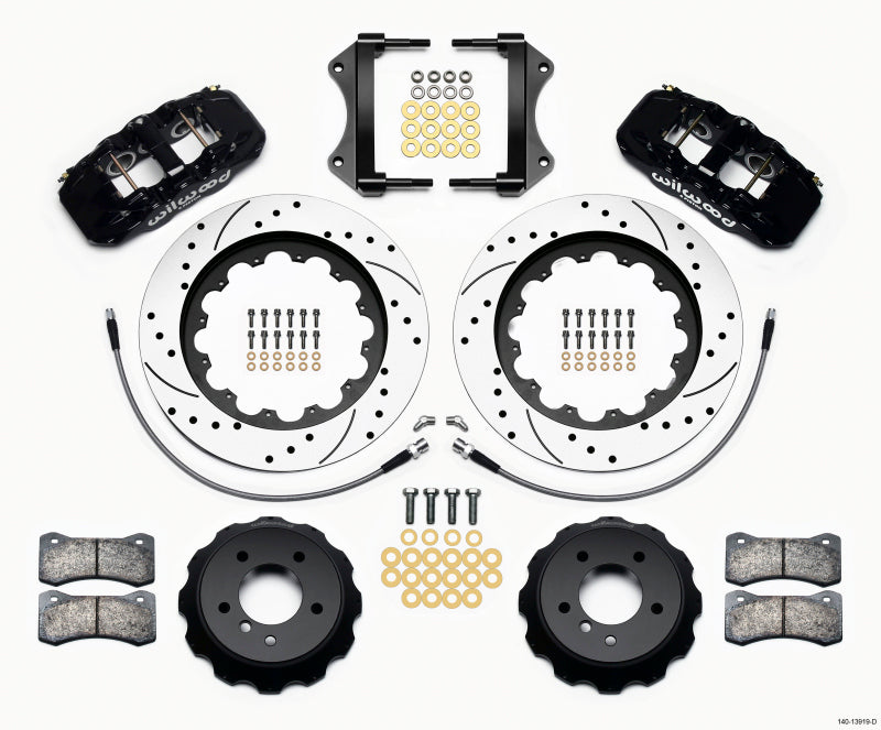 Wilwood AERO6 Front Hat Kit | BMW E90 Series (2007-2011) w/ Drilled Rotors (15.00)