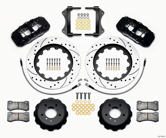 Wilwood AERO6 Front Hat Kit | BMW E90 Series (2007-2011) w/ Drilled Rotors (15.00)