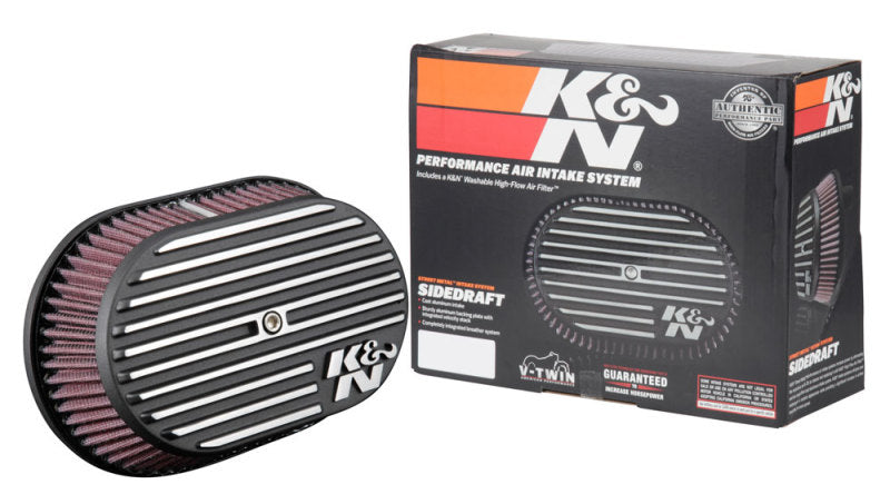 K&N Street Metal Intake System | Harley-Davidson Road King F/I 88cl Side Draft Dyna/Softail (RK-3953)