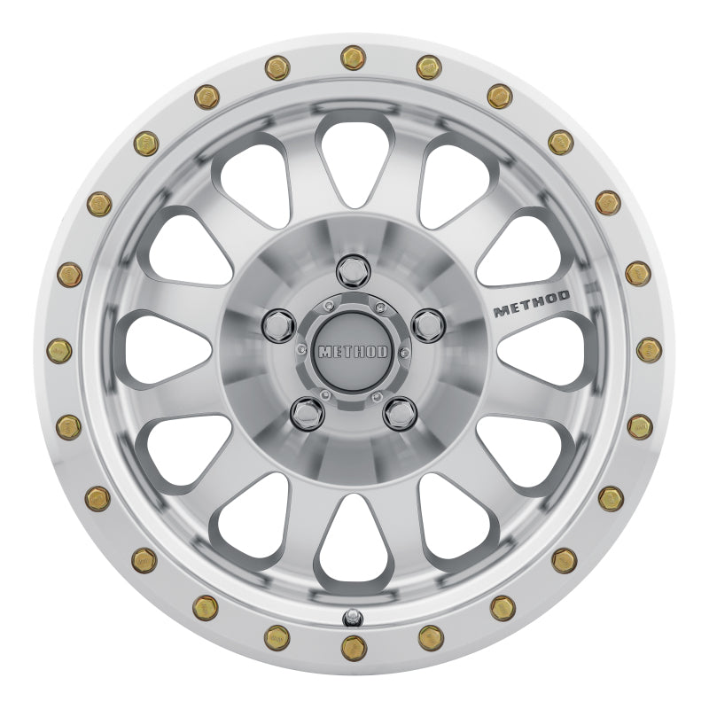 (set of 4) Method MR304 Double Standard Machined | 17x8.5" +0mm | 5x5in Wheel