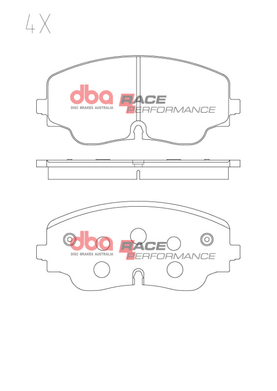 DBA RP Front Race Performance Brake Pads | Volkswagen Golf R (22+) (DB15271RP)