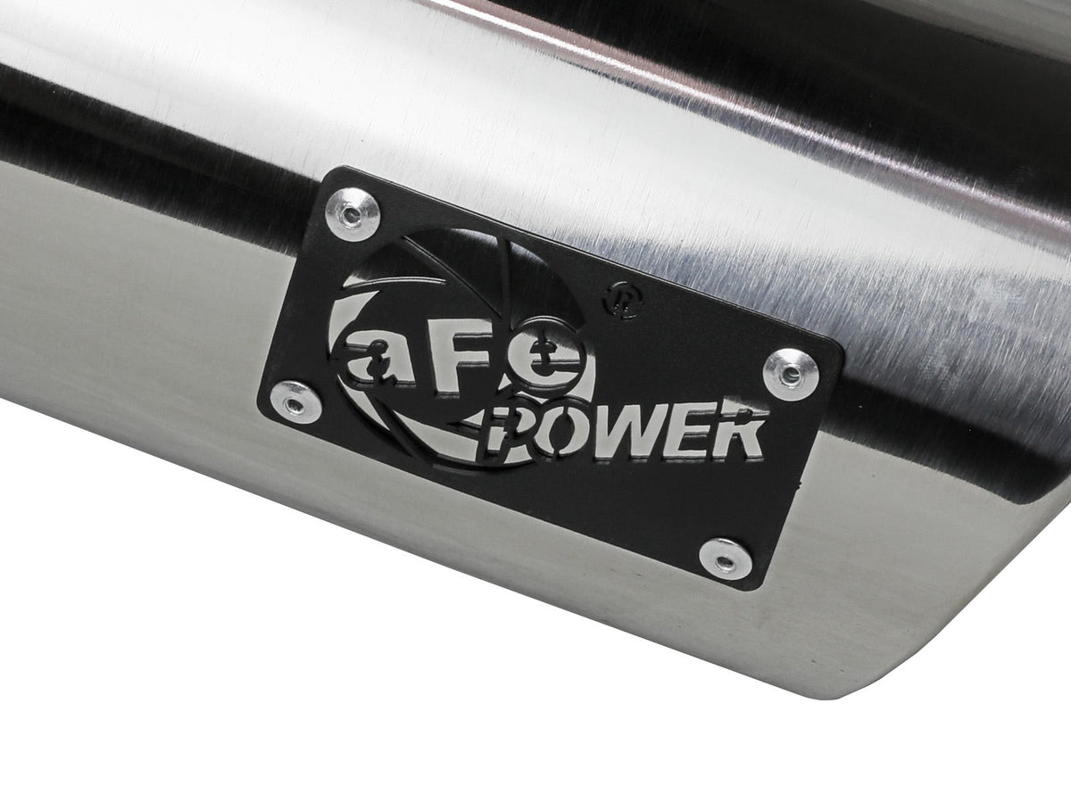 aFe MACH Force-Xp 304 Stainless Steel Clamp-on Exhaust Tip Polished 3in Inletx4-1/2in Outletx12in L