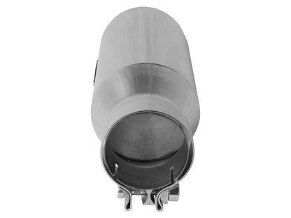 aFe MACH Force-Xp 304 Stainless Steel Clamp-on Exhaust Tip Polished 3in Inletx4-1/2in Outletx12in L