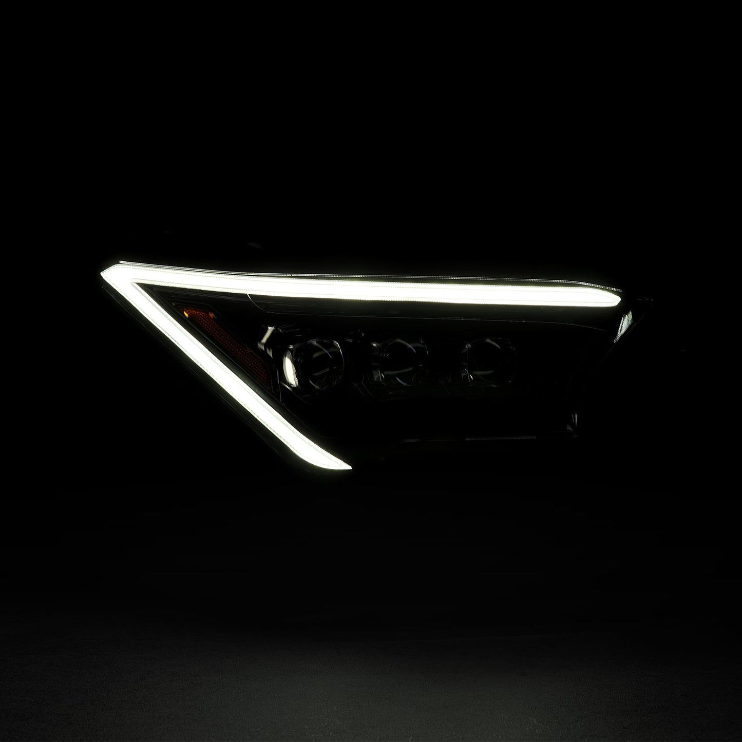 AlphaRex 24-25 Toyota Tacoma / 25-up 4Runner NOVA-Series LED Projector Headlights Alpha-Black