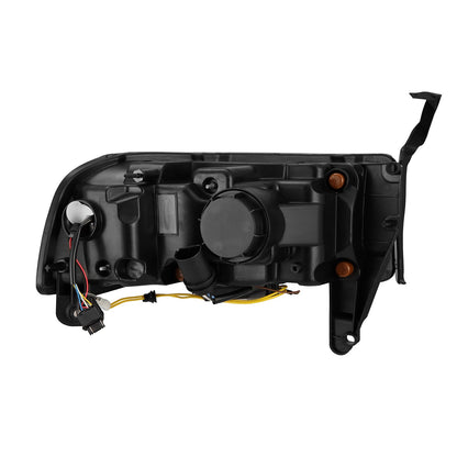 AlphaRex 94-01 Dodge Ram 1500 LUXX LED Headlights Chrome w/ Activ. Light Seq. Signal and SB DRL