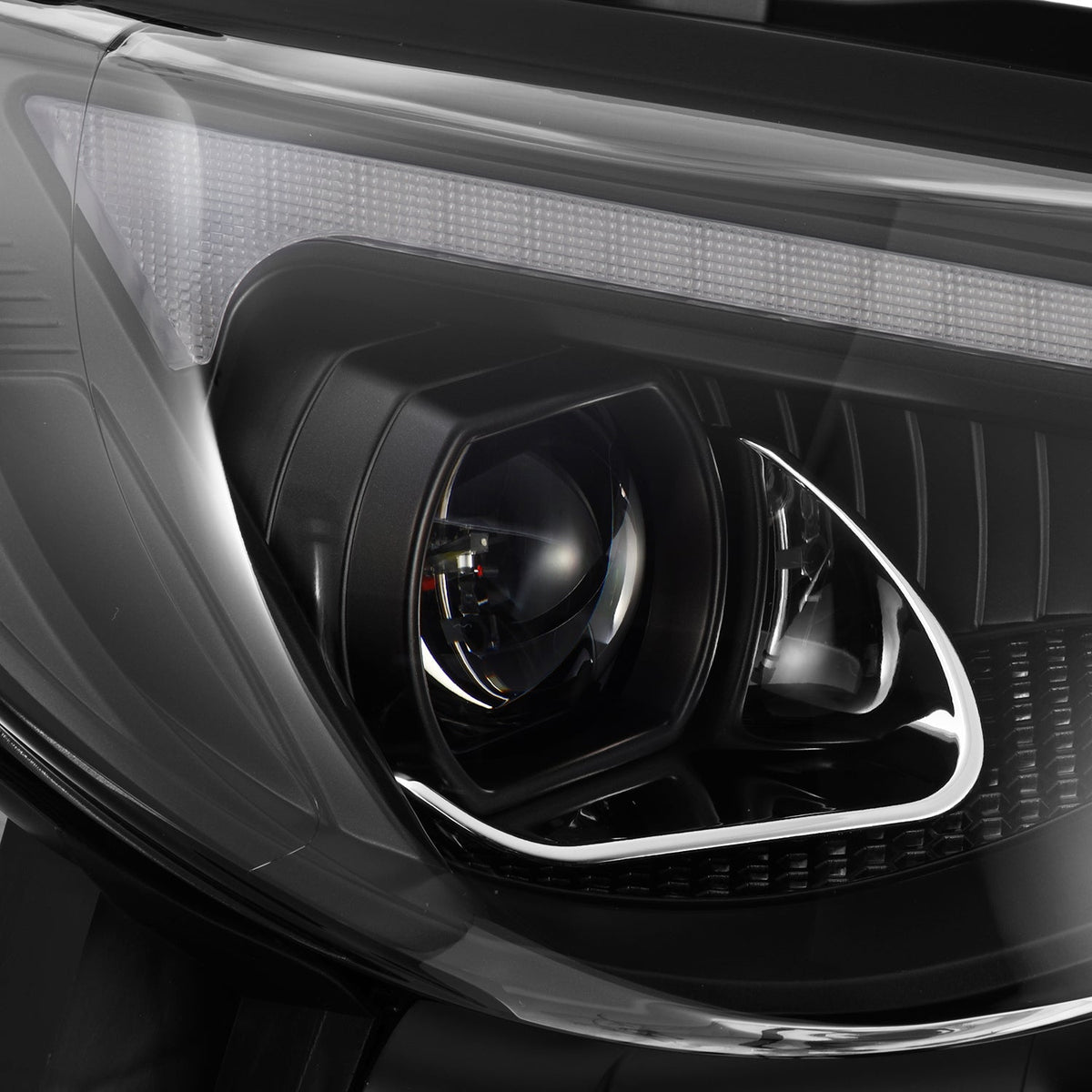 AlphaRex 13-20 Toyota GT86/Subaru BRZ/Scion FRS LUXX-Series LED Proj Hdlights Alpha Blk Seq Sig/DRL