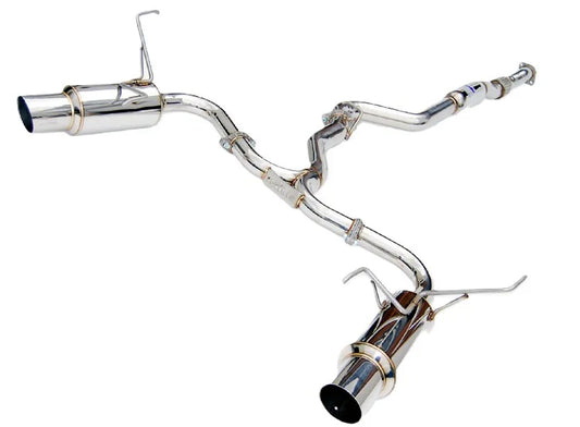 Invidia N1 Twin Outlet Single Layer Tip SS Cat-Back Exhaust | 2015-2021 Subaru WRX/STI Sedan (HS15STIGTP)