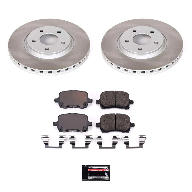 PowerStop 04-07 Saturn Ion Front Semi-Coated Rotor Kit (SC1610)