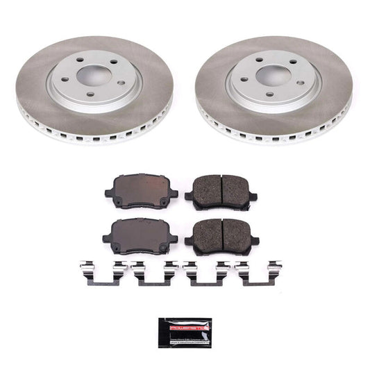 PowerStop 04-07 Saturn Ion Front Semi-Coated Rotor Kit (SC1610)