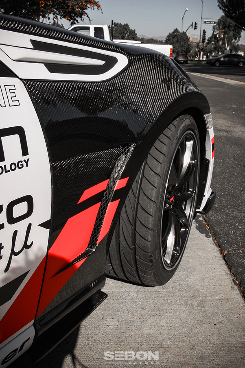 Seibon 10mm Wider Carbon Fiber Fenders | Subaru BRZ / Scion FR-S / Toyota 86 (12-16 / 16-22)