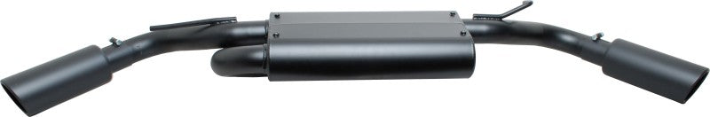 Gibson 2.5in Dual Cat-Back Exhaust | Jeep Wrangler JK Sport 3.8L (07-17) Black Elite Ceramic (17306-B)