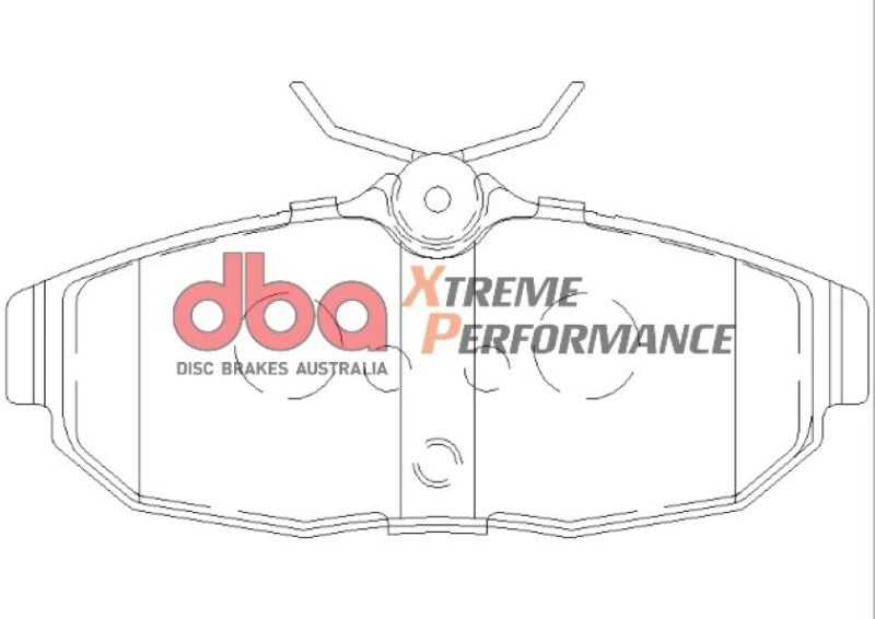 DBA Rear Xtreme Performance Brake Pads | Ford Mustang GT / V6 (05-07) (DB7987XP)