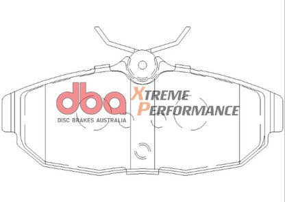 DBA Rear Xtreme Performance Brake Pads | Ford Mustang GT / V6 (05-07) (DB7987XP)