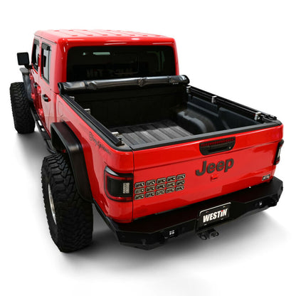 Westin 20-24 Jeep Gladiator JT 5ft. Bed Soft Roll Tonneau Cover - Black