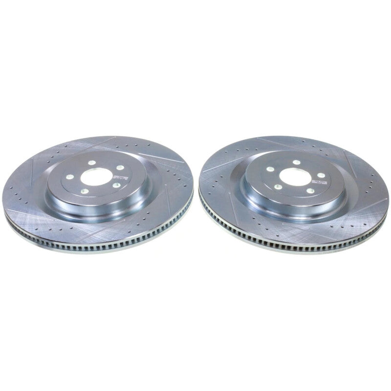 PowerStop 22-23 Ford Mustang Mach-E Front Drilled & Slotted Rotor - Pair (AR85226XPR)