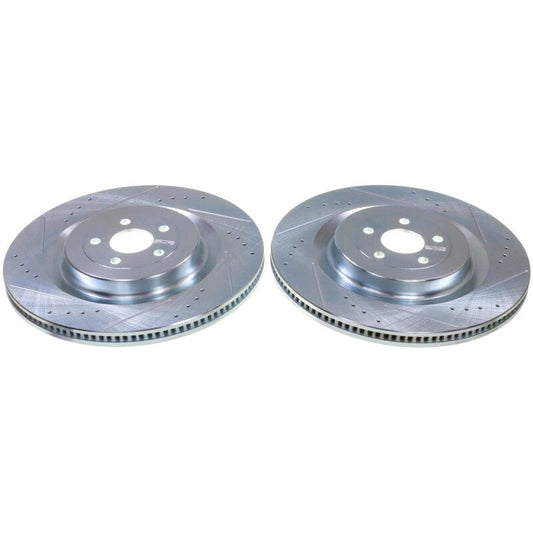 PowerStop 22-23 Ford Mustang Mach-E Front Drilled & Slotted Rotor - Pair (AR85226XPR)