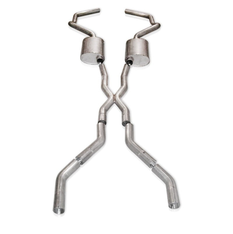 Stainless Works 2.5in Stainless Exhaust with X-Pipe | Chevrolet Camaro (67-69) (CA676925CS)