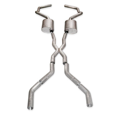 Stainless Works 2.5in Stainless Exhaust with X-Pipe | Chevrolet Camaro (67-69) (CA676925CS)