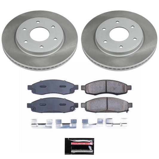 PowerStop 05-07 Nissan TITAN Front Semi-Coated Rotor Kit (SC211)