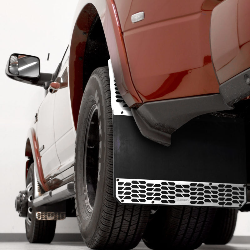 Putco 19-20 Ram HD Dually Rear SS Hex Mud Skins | Polished (78045)