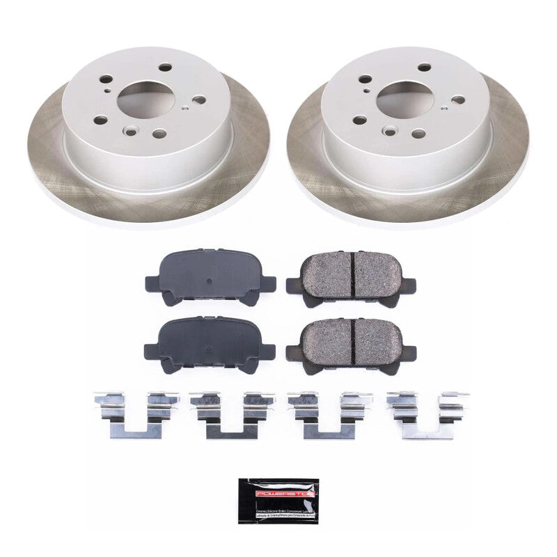 PowerStop 04-08 Toyota Solara Rear Semi-Coated Rotor Kit (SC2417)