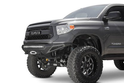 Addictive Desert Designs 2014+ Toyota Tundra Stealth Fighter Front Bumper w/Winch Mount & Sensors