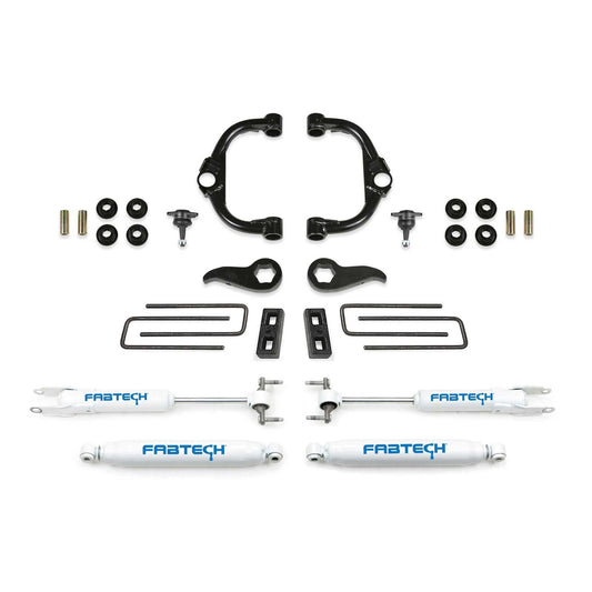 Fabtech 3.5in BJ UCA Kit w/ Performance Shocks | GM K3500HD (20-21) (K1179)