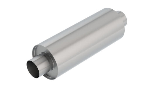 Borla XR-1 4in Ctr-Ctr Round Rotary Race Muffler | Universal (400374)