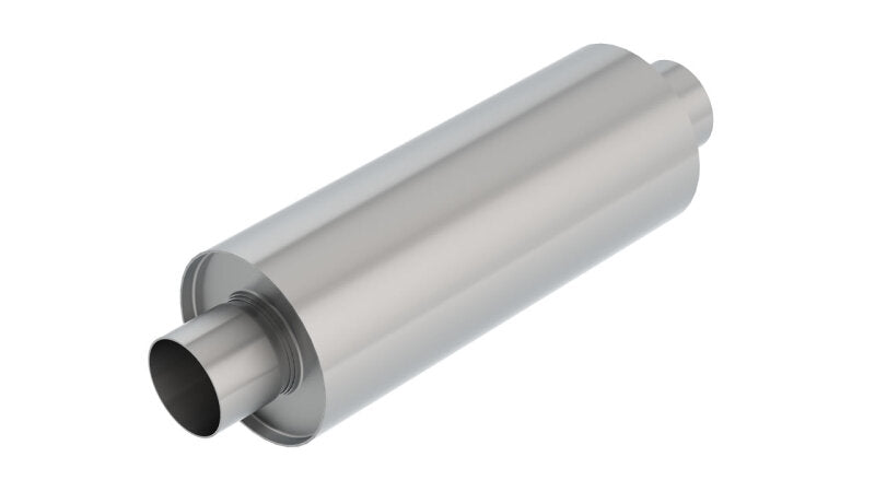 Borla XR-1 3in Ctr-Ctr Round 16x6.25in Racing Muffler | Rotary Engine (400373)