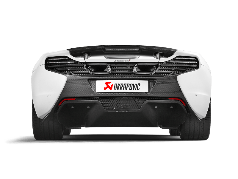 Akrapovic 14-17 McLaren 650S/650S Spyder Slip-On Line (Titanium) w/ Carbon Tips
