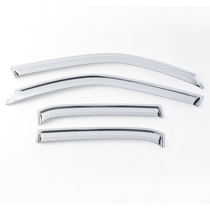 Putco 19-20 Chevy Silverado / GMC Sierra 1500 - Crew Cab (Set of 4) Element Chrome Window Visors