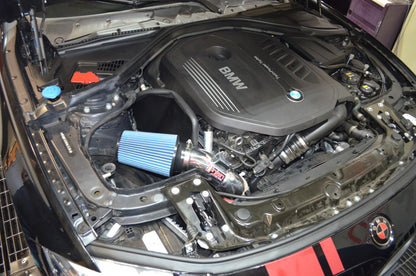 Injen Wrinkle Black Cold Air Intake | BMW 3 Series (11-19) / 4 Series (13-21) / 2 Series (13-21) / 4 Series Gran Coupe (14-21) / G22/G23 (20-24) (SP1129WB)