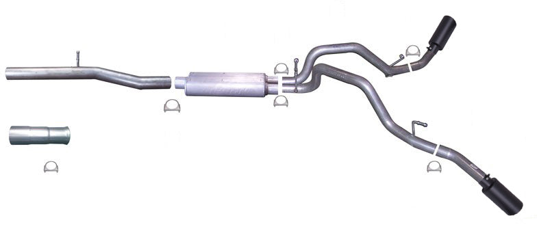 Gibson 2.25in Cat-Back Dual Extreme Exhaust | Chevrolet Silverado 1500 Hybrid (10-12) (65637B)