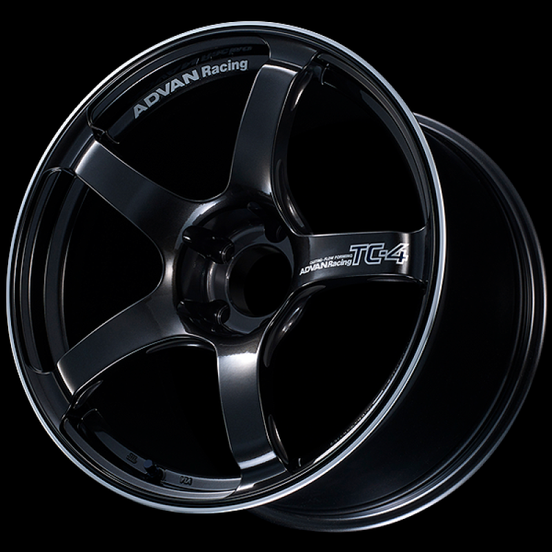 Advan TC4 Racing Black Gunmetallic/Ring | 18x10" +32mm | 5x112mm Wheels