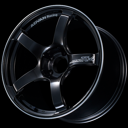 Advan TC4 Racing Black Gunmetallic/Ring | 18x10" +32mm | 5x112mm Wheels