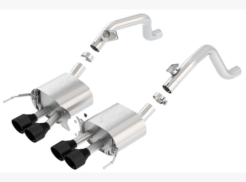 Borla Axle-Back Exhaust System - ATAK | 2014-2019 Chevrolet Corvette 6.2L (11869)