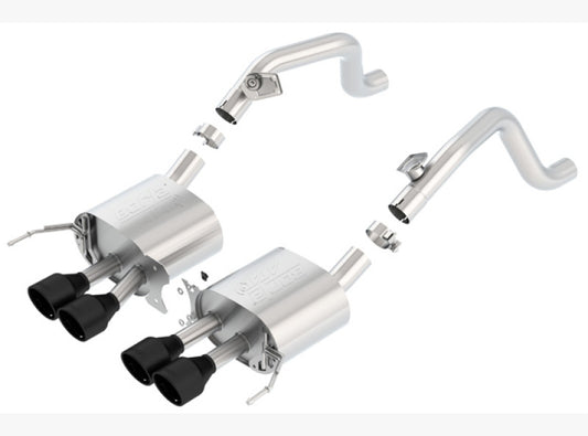 Borla Axle-Back Exhaust System - ATAK | 2014-2019 Chevrolet Corvette 6.2L (11869)