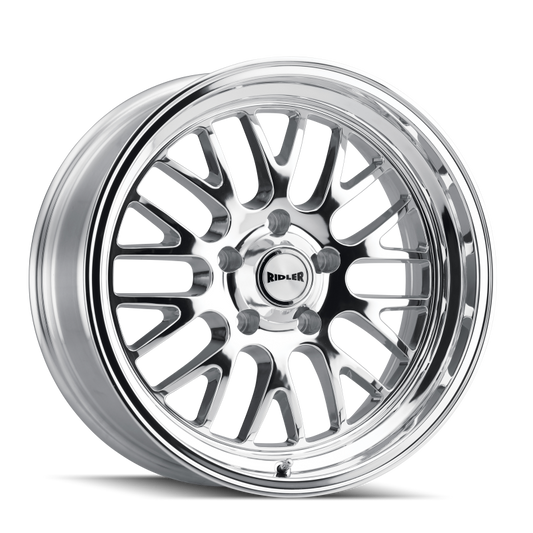 Ridler Wheels 607 Polished | 18x8" +0mm | 5x120.65mm Wheel