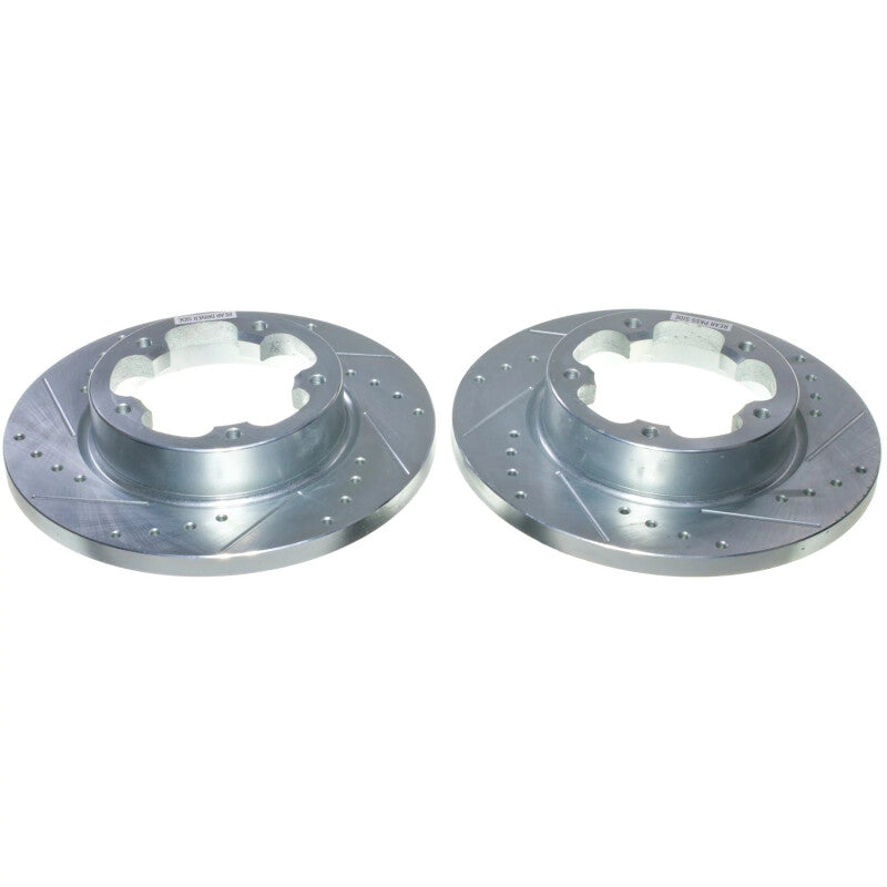 PowerStop 22-24 Ford E-Transit Rear Drilled & Slotted Rotor - Pair (AR85218XPR)