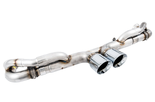 AWE Tuning AWE SwitchPath Exhaust for Porsche 991.1 / 991.2 GT3 / RS - Chrome Silver Tips - 3025-32016
