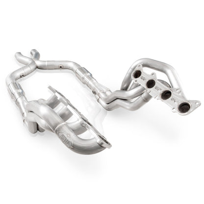 Stainless Works 1-7/8in Primaries 3in X-Pipe High-Flow Cats | Mustang GT (11-14) (M12HDRCATX)