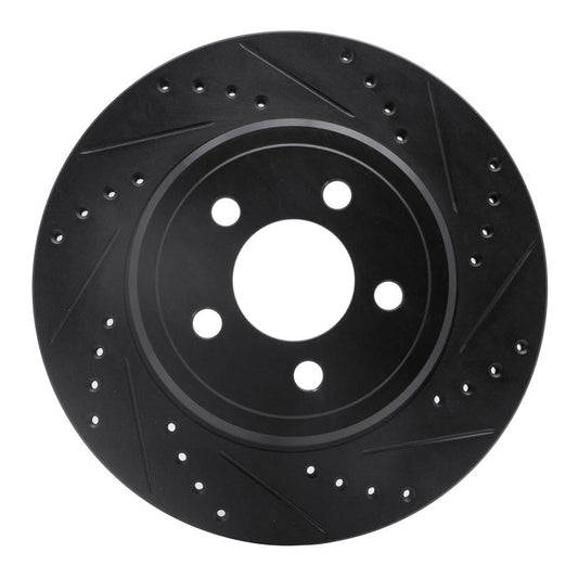 DFC D&S Black Brake Rotor (REAR RIGHT): Chrysler 300 (05-23)