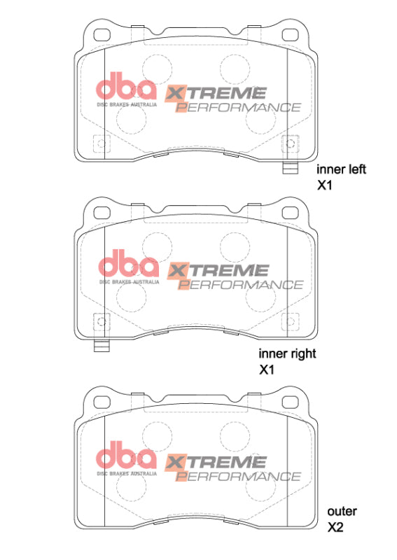 DBA XP Performance Front Brake Pads | Honda Civic Type-R (FL5) (22+) (DB1695XP)