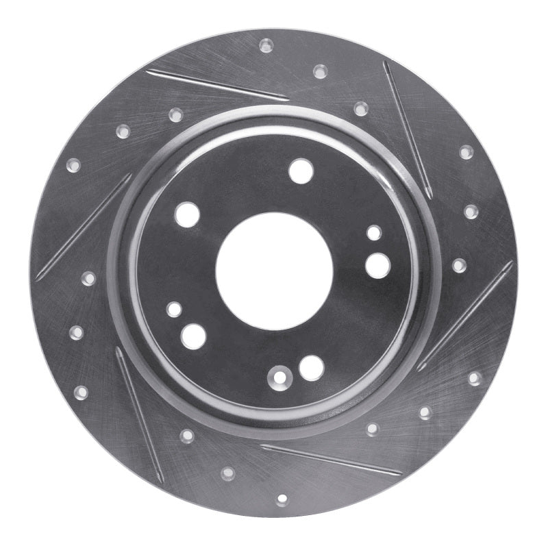 R1 17-20 Honda Civic Coupe Rear Drilled & Slotted Rotor | Civic VIII/X/Type R (06-22) (631-59068R)