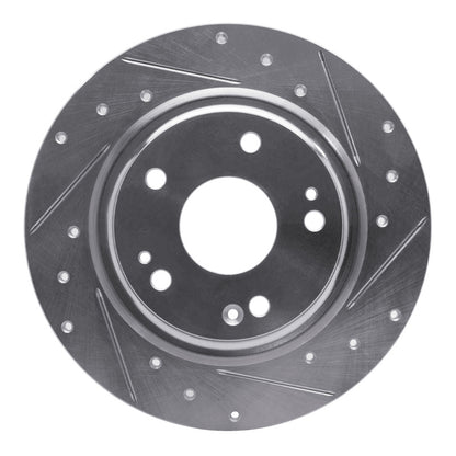 R1 17-20 Honda Civic Coupe Rear Drilled & Slotted Rotor | Civic VIII/X/Type R (06-22) (631-59068R)