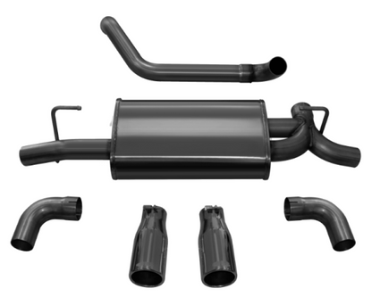 CORSA Touring Axle-Back Turn Downs | Jeep Wrangler JL/JLU 3.6L/2.0T (21014, 21016)