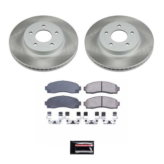 PowerStop 02-07 Saturn Vue Front Semi-Coated Rotor Kit (SC1576)