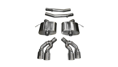 Corsa Sport Axle-Back w/ 4.0" Quad Tips | 2016-2017 Cadillac CTS-V Sedan (14357)