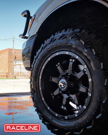 Raceline 991 Assault Satin Black | 17x9" +0mm | 5x127mm Wheel